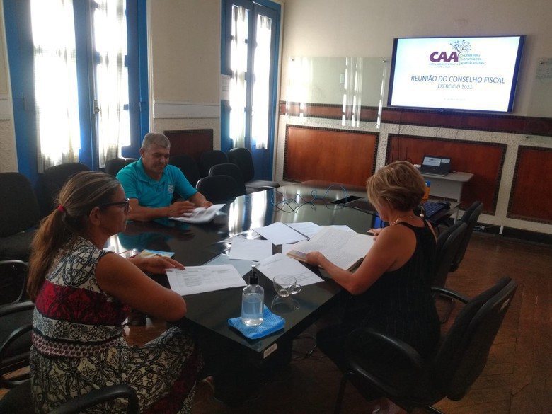 Reunião do Conselho Fiscal no CAA NM